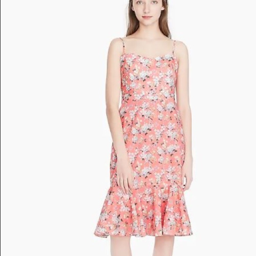 Jcrew Ruffle-hem midi dress in Liberty® floral 2
